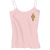 Juniors 1x1 Rib Spaghetti Strap Tank Thumbnail