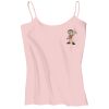 Juniors 1x1 Rib Spaghetti Strap Tank Thumbnail