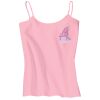 Juniors 1x1 Rib Spaghetti Strap Tank Thumbnail