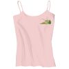 Juniors 1x1 Rib Spaghetti Strap Tank Thumbnail
