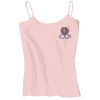 Juniors 1x1 Rib Spaghetti Strap Tank Thumbnail
