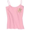 Juniors 1x1 Rib Spaghetti Strap Tank Thumbnail