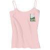 Juniors 1x1 Rib Spaghetti Strap Tank Thumbnail