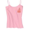 Juniors 1x1 Rib Spaghetti Strap Tank Thumbnail