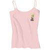 Juniors 1x1 Rib Spaghetti Strap Tank Thumbnail