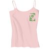 Juniors 1x1 Rib Spaghetti Strap Tank Thumbnail