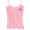 Juniors 1x1 Rib Spaghetti Strap Tank Thumbnail