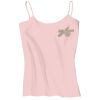 Juniors 1x1 Rib Spaghetti Strap Tank Thumbnail