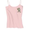 Juniors 1x1 Rib Spaghetti Strap Tank Thumbnail