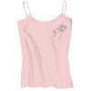 Juniors 1x1 Rib Spaghetti Strap Tank Thumbnail