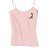 Juniors 1x1 Rib Spaghetti Strap Tank Thumbnail