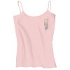 Juniors 1x1 Rib Spaghetti Strap Tank Thumbnail
