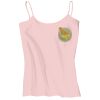 Juniors 1x1 Rib Spaghetti Strap Tank Thumbnail