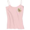 Juniors 1x1 Rib Spaghetti Strap Tank Thumbnail