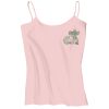 Juniors 1x1 Rib Spaghetti Strap Tank Thumbnail