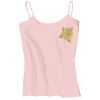 Juniors 1x1 Rib Spaghetti Strap Tank Thumbnail