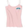 Juniors 1x1 Rib Spaghetti Strap Tank Thumbnail