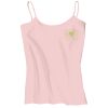 Juniors 1x1 Rib Spaghetti Strap Tank Thumbnail