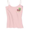 Juniors 1x1 Rib Spaghetti Strap Tank Thumbnail