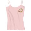 Juniors 1x1 Rib Spaghetti Strap Tank Thumbnail