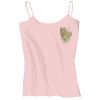 Juniors 1x1 Rib Spaghetti Strap Tank Thumbnail