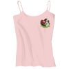 Juniors 1x1 Rib Spaghetti Strap Tank Thumbnail