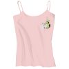 Juniors 1x1 Rib Spaghetti Strap Tank Thumbnail