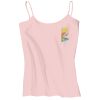 Juniors 1x1 Rib Spaghetti Strap Tank Thumbnail