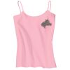 Juniors 1x1 Rib Spaghetti Strap Tank Thumbnail