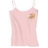 Juniors 1x1 Rib Spaghetti Strap Tank Thumbnail