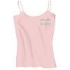 Juniors 1x1 Rib Spaghetti Strap Tank Thumbnail