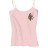 Juniors 1x1 Rib Spaghetti Strap Tank Thumbnail