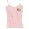 Juniors 1x1 Rib Spaghetti Strap Tank Thumbnail