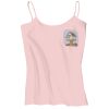 Juniors 1x1 Rib Spaghetti Strap Tank Thumbnail