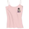 Juniors 1x1 Rib Spaghetti Strap Tank Thumbnail