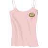 Juniors 1x1 Rib Spaghetti Strap Tank Thumbnail