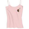 Juniors 1x1 Rib Spaghetti Strap Tank Thumbnail