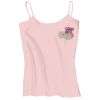 Juniors 1x1 Rib Spaghetti Strap Tank Thumbnail