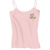Juniors 1x1 Rib Spaghetti Strap Tank Thumbnail