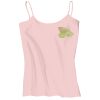 Juniors 1x1 Rib Spaghetti Strap Tank Thumbnail