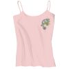 Juniors 1x1 Rib Spaghetti Strap Tank Thumbnail