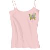 Juniors 1x1 Rib Spaghetti Strap Tank Thumbnail