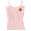 Juniors 1x1 Rib Spaghetti Strap Tank Thumbnail