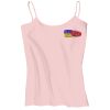 Juniors 1x1 Rib Spaghetti Strap Tank Thumbnail