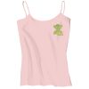 Juniors 1x1 Rib Spaghetti Strap Tank Thumbnail