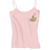 Juniors 1x1 Rib Spaghetti Strap Tank Thumbnail