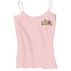 Juniors 1x1 Rib Spaghetti Strap Tank Thumbnail