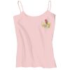 Juniors 1x1 Rib Spaghetti Strap Tank Thumbnail