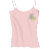 Juniors 1x1 Rib Spaghetti Strap Tank Thumbnail
