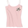 Juniors 1x1 Rib Spaghetti Strap Tank Thumbnail